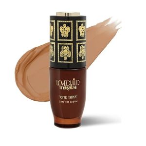 LoveChild Masaba One Take 5 in 1 BB Cream For Medium Skin Tone, Benefits of Serum, Primer, Moisturizer, Concealer & SPF 20 PA ++ Matte Finish All-in-One Tint for Flawless Skin, Mah-Dona 30ml